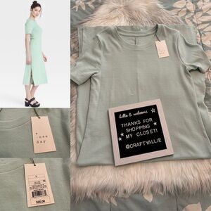 NWT A New Day Mint Green Midi Dress | Women’s Large